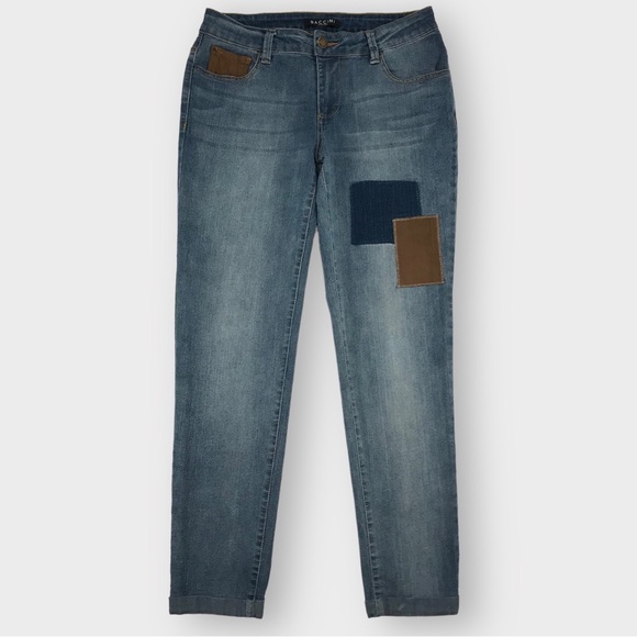 Baccini, Patchwork Jeans, Size 6 - Picture 2 of 13